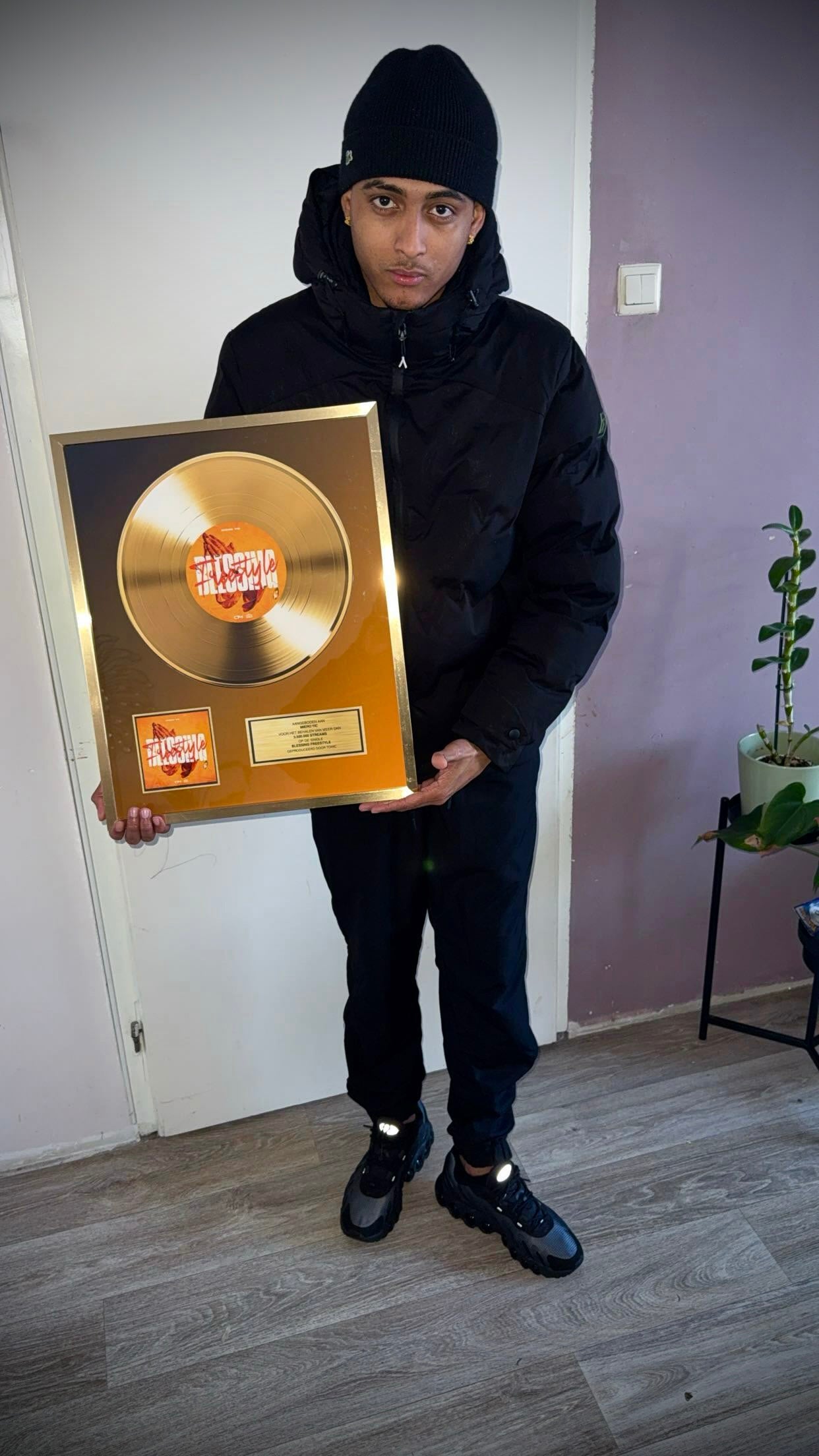 VINYL RECORD PRINT AWARD - GOUD