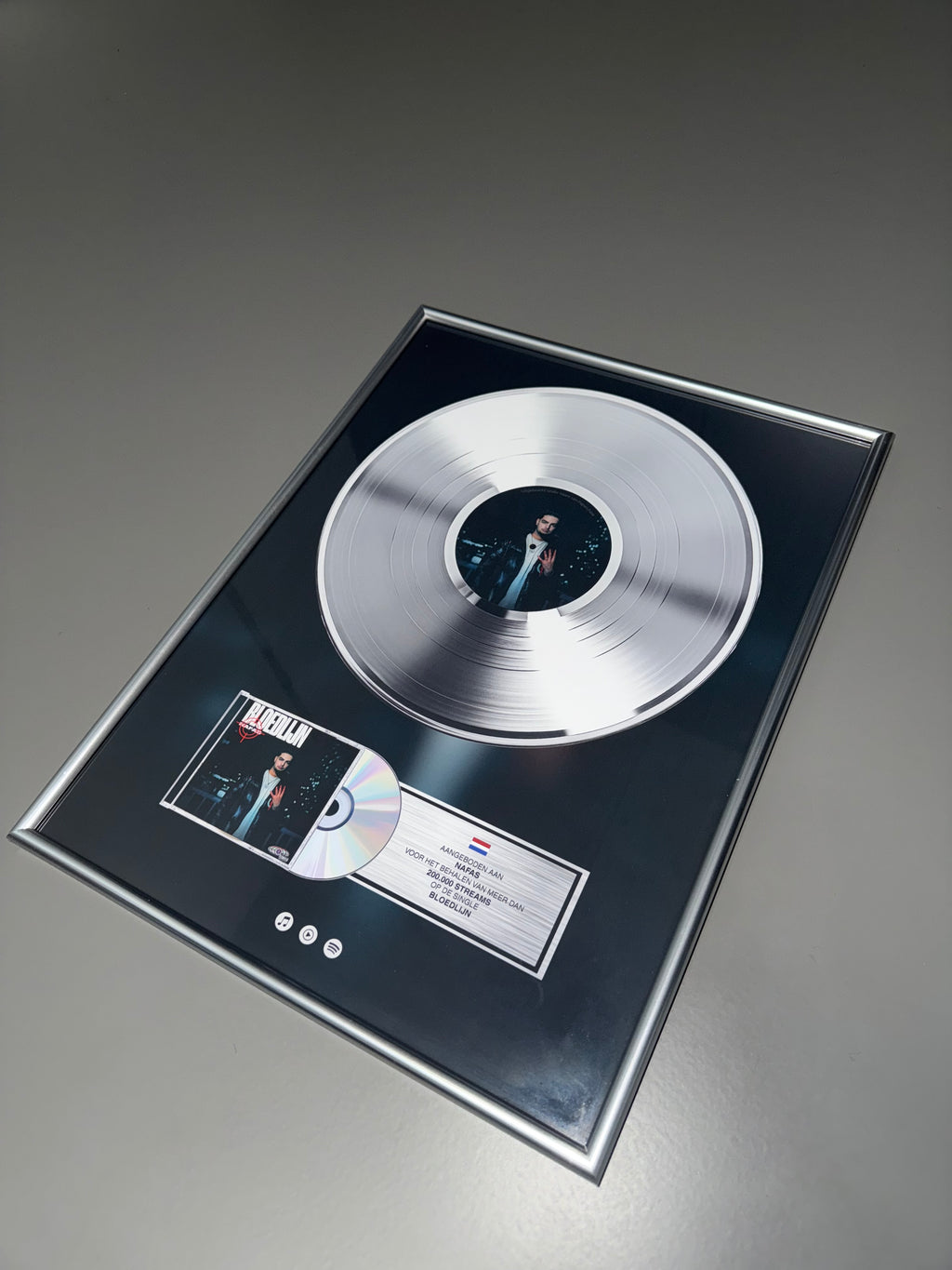 VINYL RECORD PRINT AWARD - ZILVER